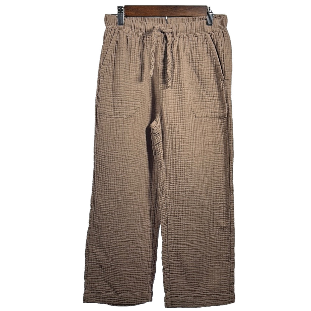 Woman’s 100% Cotton Tan Casual Pants
Size XSMALL